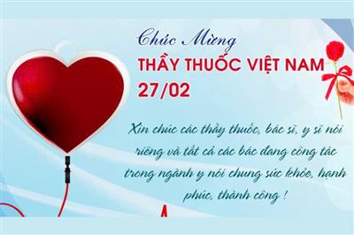 Chúc mừng ngày thầy thuốc 27/07/2026