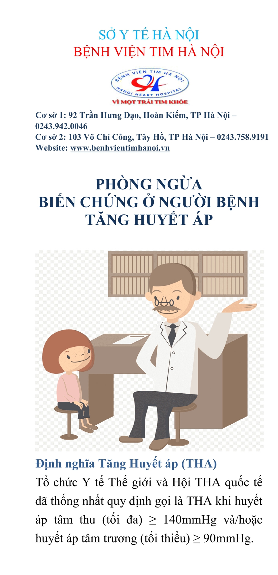 Phòng ngừa biến chứng ở người bệnh tăng huyết áp