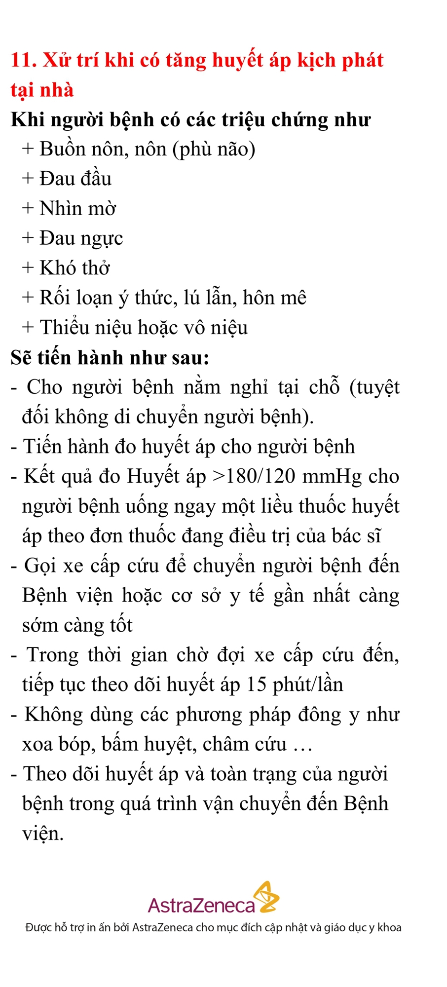 Phòng ngừa biến chứng ở người bệnh tăng huyết áp