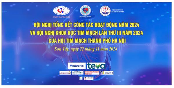 Thông cáo báo chí hội nghị khoa học Tim mạch lần thứ III năm 2024 của Hội tim mạch thành phố Hà Nội