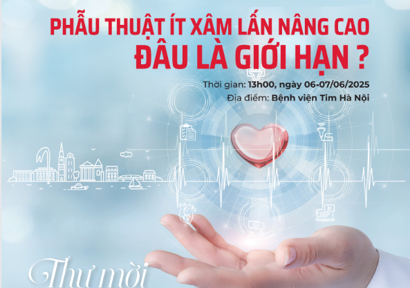 Thư mời hội thảo - Phẫu thuật ít xâm lấn nâng cao