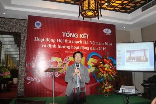 HỘI TIM MẠCH HÀ NỘI TỔNG KẾT HOẠT ĐỘNG HỘI NĂM 2014 - ĐỊNH HƯỚNG NĂM 2015